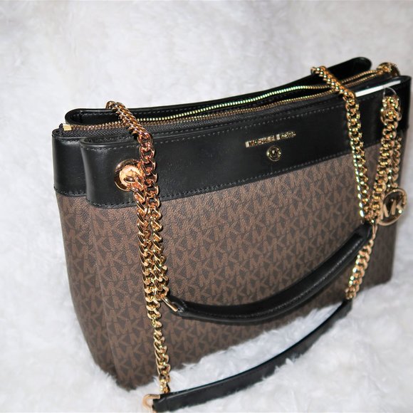 🔥🔥SOLD🔥🔥Michael Kors Brown Susan Shoulder Bag - Picture 6 of 11